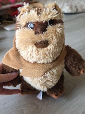 Plush Small Pet Toy - Brown and Cream Plush Companion